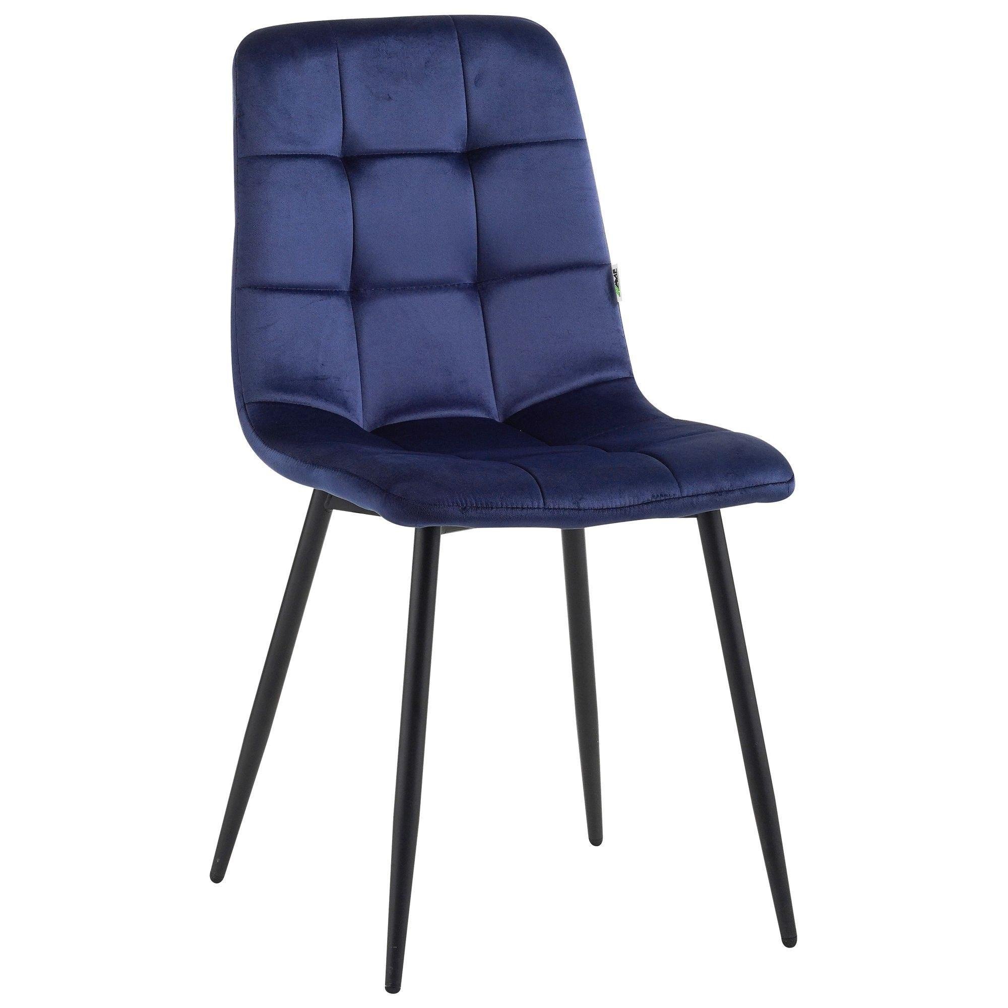 Кухонный стул AMF Cherry вельвет Dark Blue (00015)