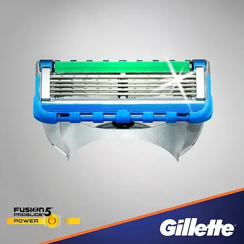 Лезвия для бритья Gillette Fusion Proglide Power 8 шт. (z8kXyd) - фото 3