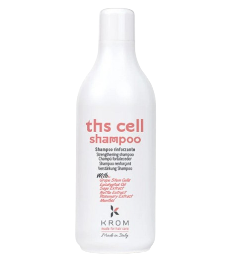 Шампунь укрепляющий KROM Ths Cell с стволовыми клетками винограда/маслом эвкалипта 1000 мл