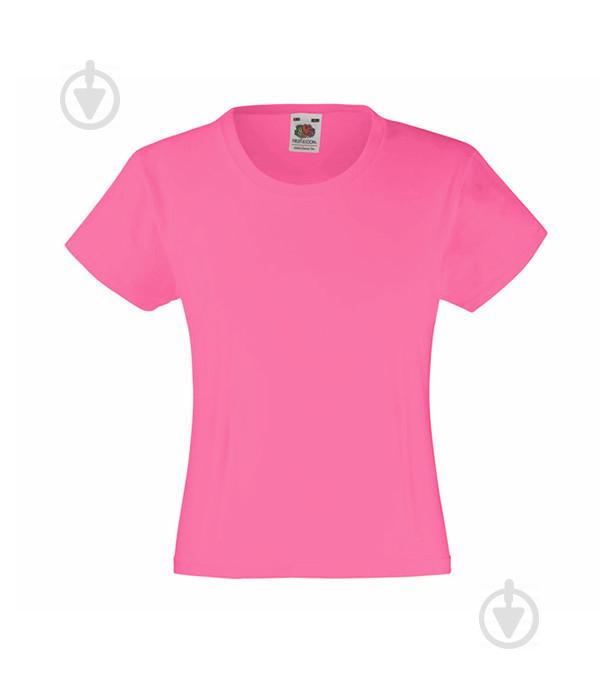 Футболка Fruit of the Loom Valueweight 116 см Малиновый (061005057116)