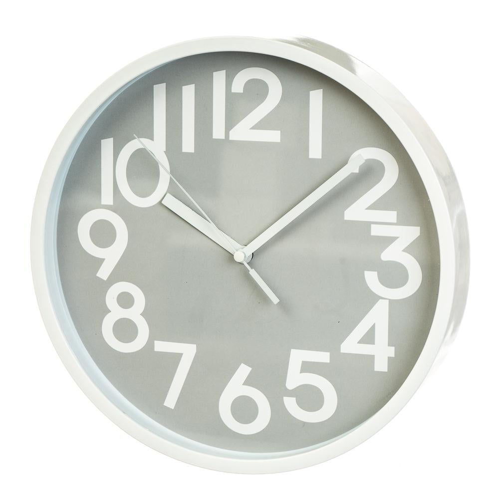 Часы настенные Elisey 25 см Светлый графит (2003-006)