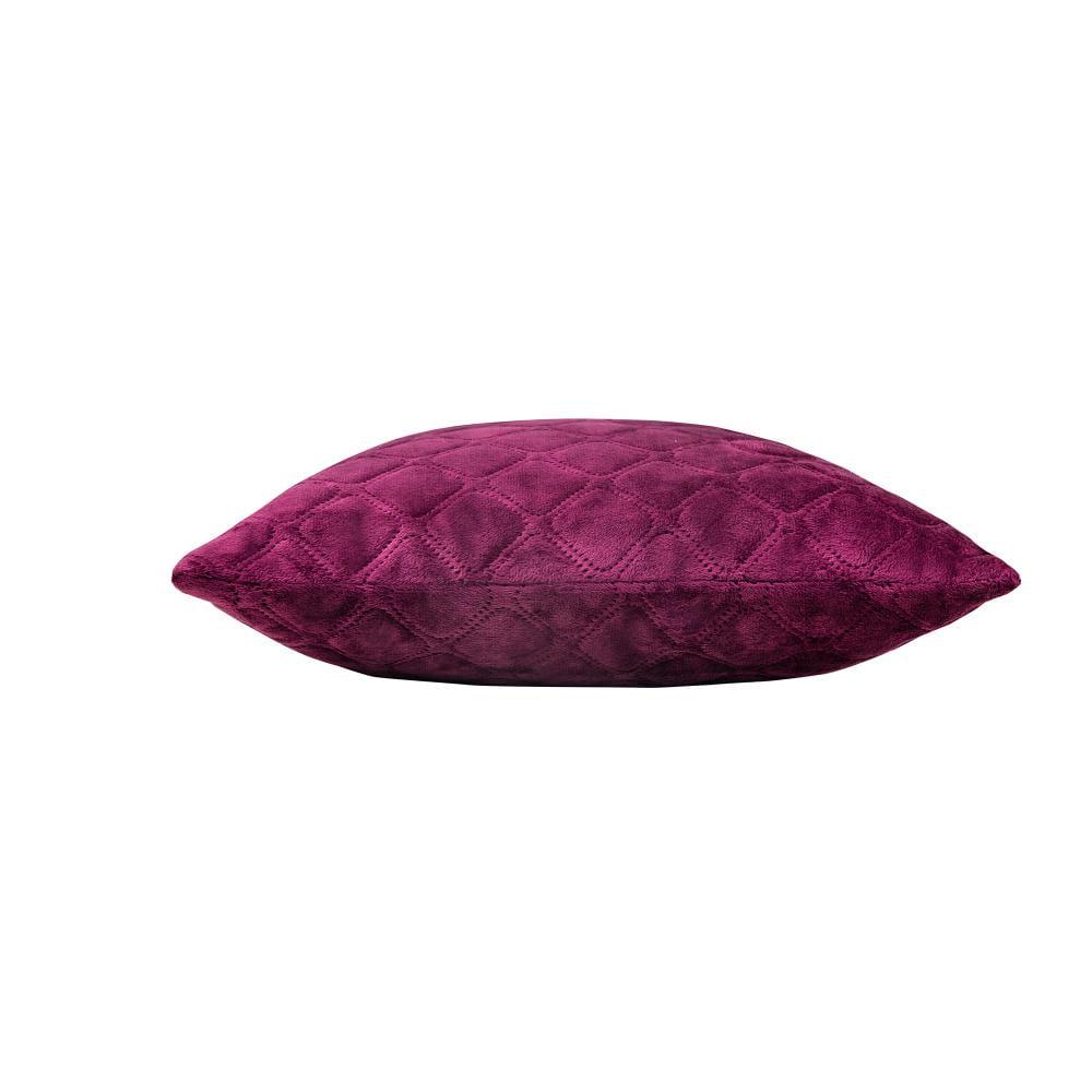 Подушка декоративная ТЕП VELOUR 40x40 см Бордовый (13058)