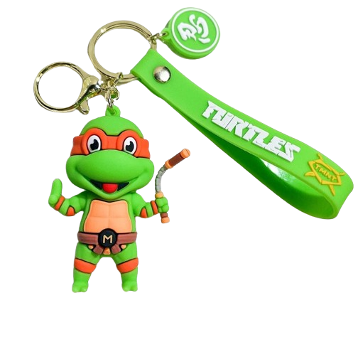 Брелок Ракушки ниндзя Микеланджело Майки Ninja Turtles Michelangelo 6,5 см