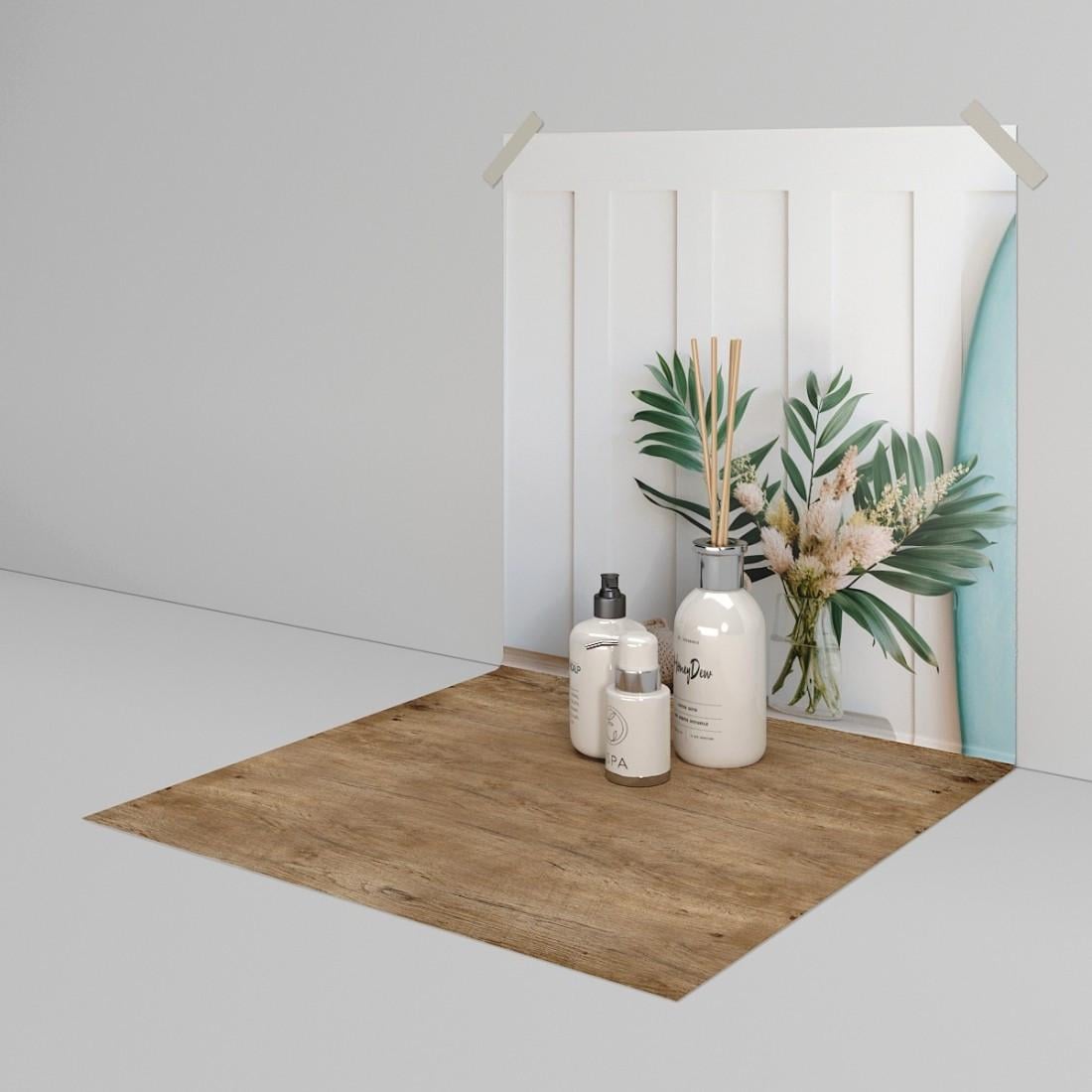 Фотофон вініловий Frontlit 450 г/м2 стіна/підлога 75x150 см №59241