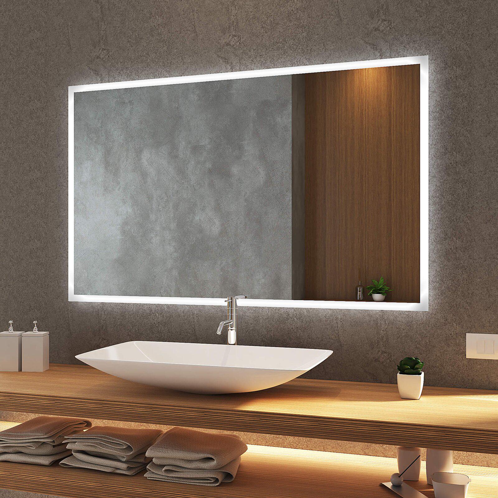 Зеркало Dim Dzerkal MILA с LED-подсветкой 50х70 см (7413)