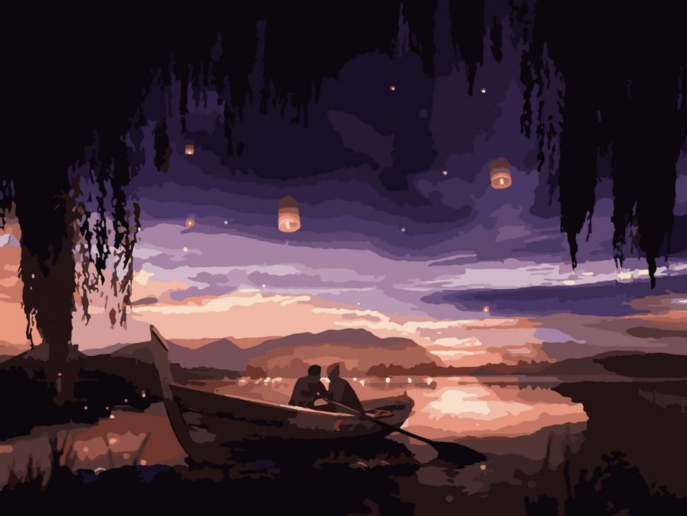 Картина по номерам ART CRAFT Влюбленные под небом 40x50 см (ACR-B-10213-AC)