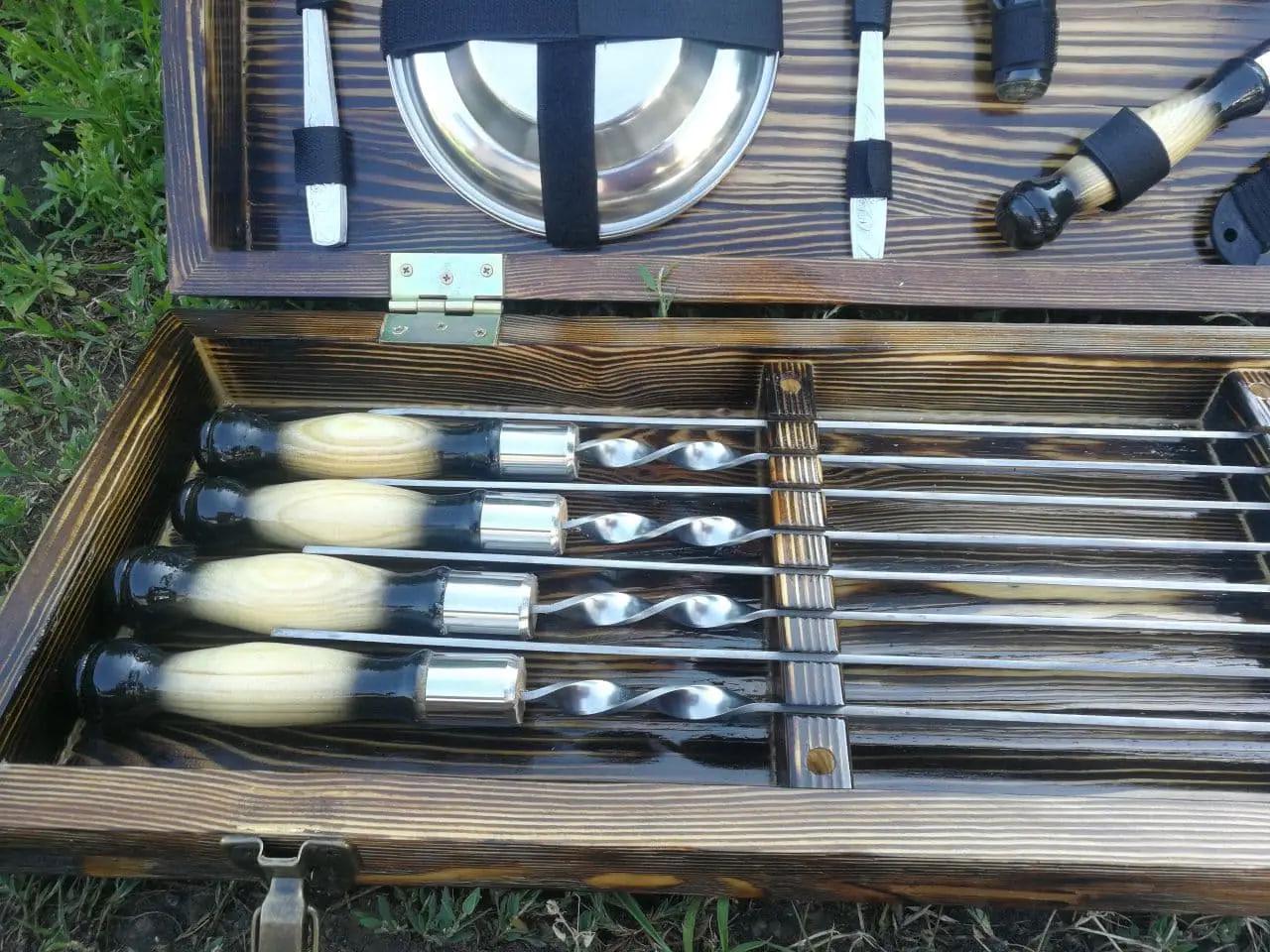 Набор шампуров Форест-4 elite (10644972) - фото 2