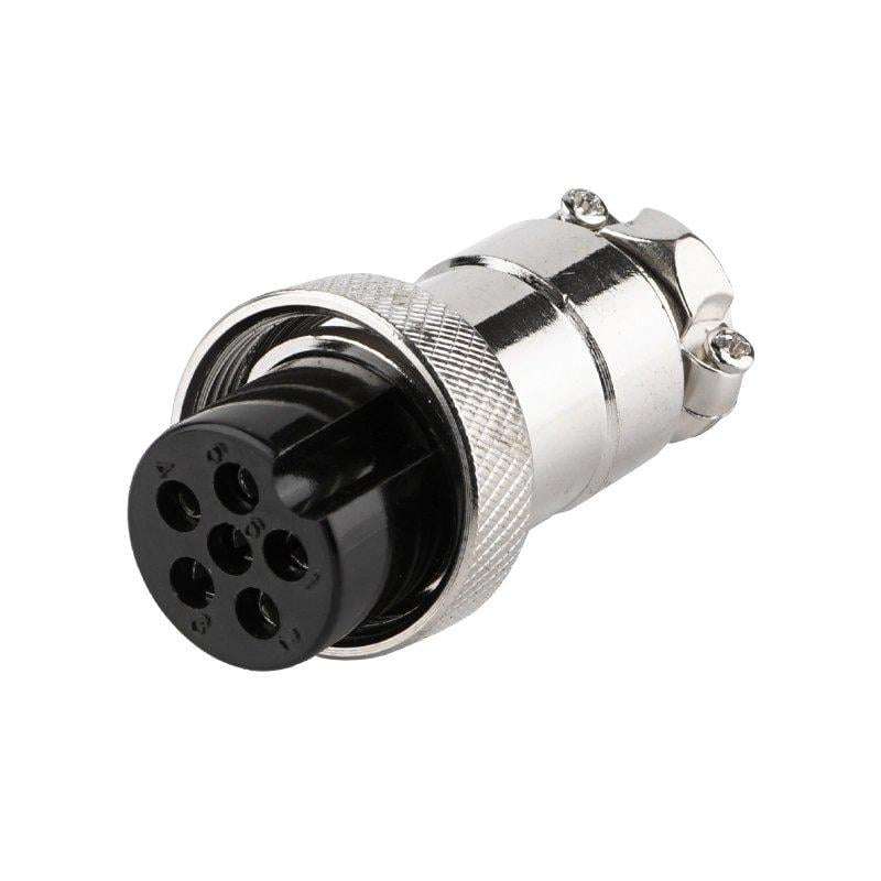 Гнездо GX20 6pin на кабель (A709026) Гнездо GX20 6pin на кабель (A709026)