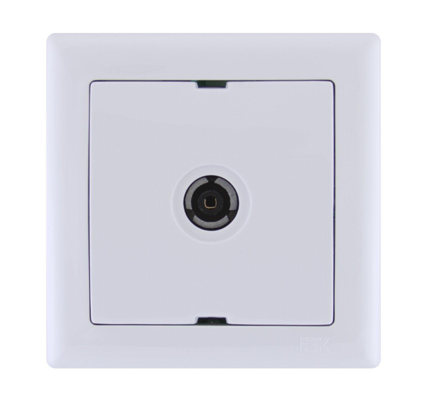 Розетка TV УЭК BOLERO РТВ01-01-0-ББ конечная Белый (EAB11-K01-01)