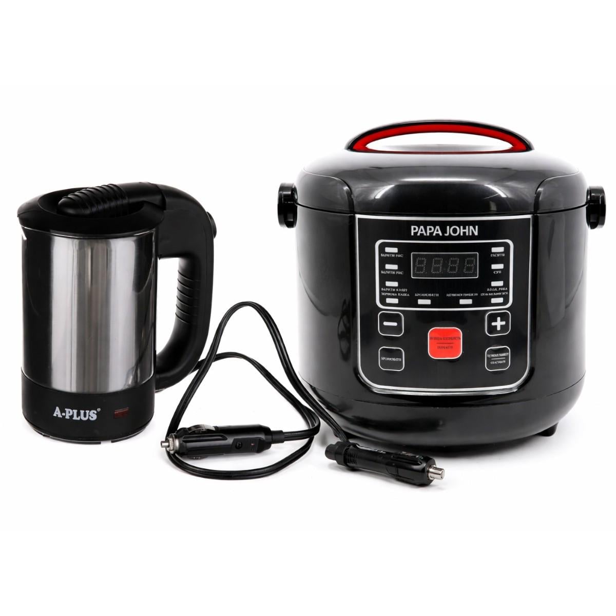 Набор автономный KITUA для приготовления еды в машине мультиварка и чайник 12V