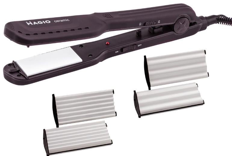 Плойка-гофре для волос Magio MG-722 3в1 с насадками (1444246604)
