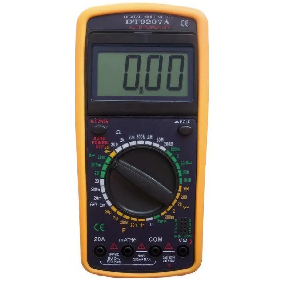 Мультиметр-тестер Digital DT9207A цифровой с прозвоном (25252918)
