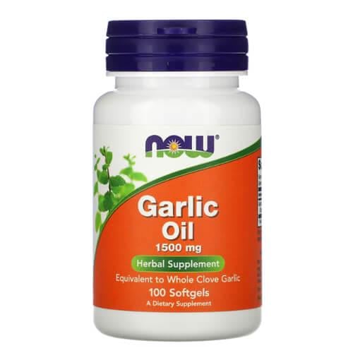 Чеснок NOW Garlic Oil 1500 мг 100 Softgels (NOW-01790)
