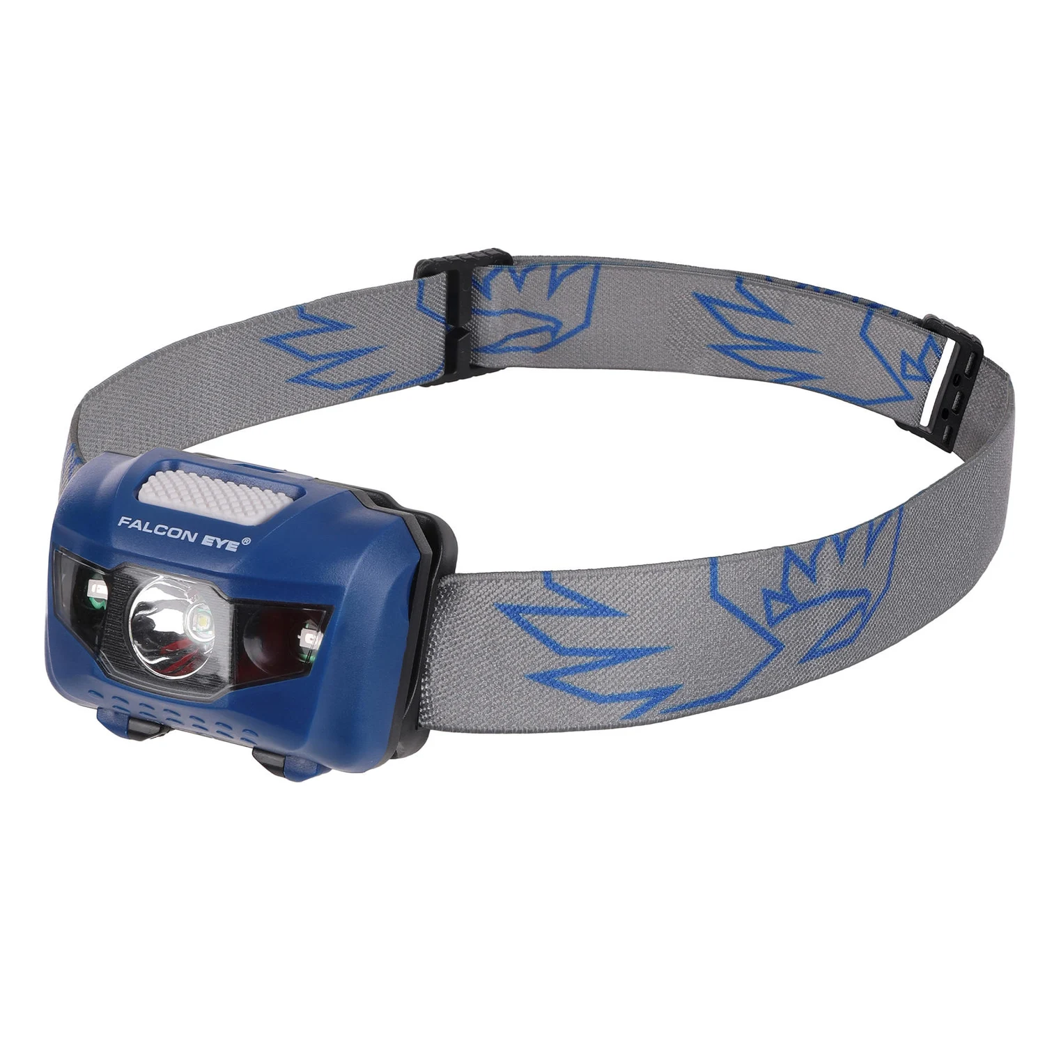 Фонарь налобный Falcon Eye Orion 160 Лм белый/красный/зеленый LED Синий (966299)