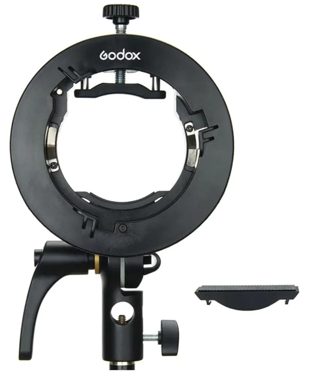 Держатель крепления для накамерной вспышки Godox S2 с байонетом Bowens
