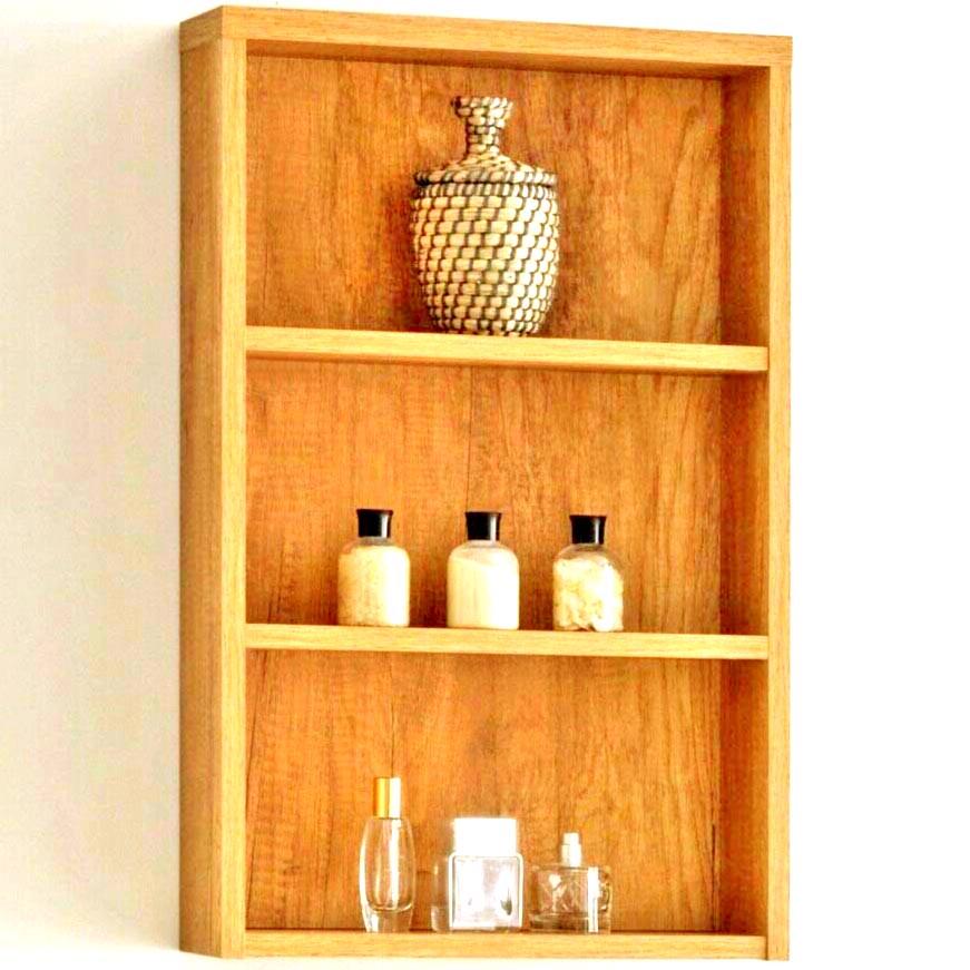 Полка для ванной из дерева Иксхайм Карри (ВНП/015503)