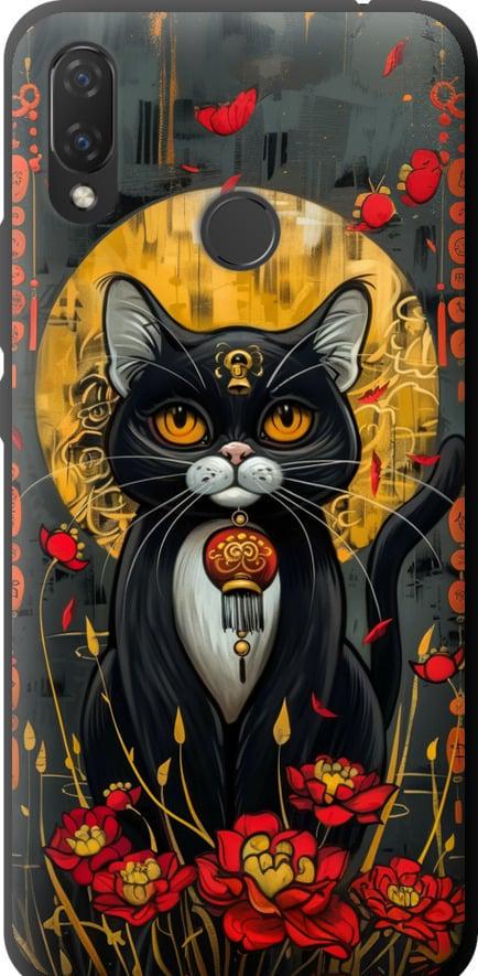 Чехол на Huawei P Smart Plus China Cat (6134b-1555-42517) Чехол на Huawei P Smart Plus China Cat (6134b-1555-42517)