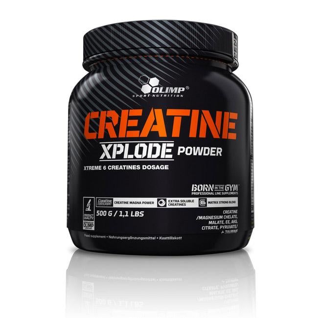 Креатиновий комплекс с 6 формами креатину и таурином Olimp Creatine Xplode 500 г Апельсин