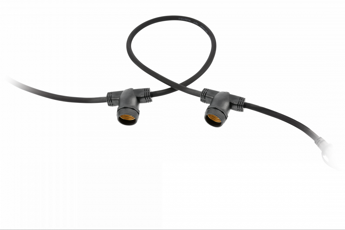 Гирлянда садовая GTV 7,5 м 10xE27 2x1,5 мм (00000035331)