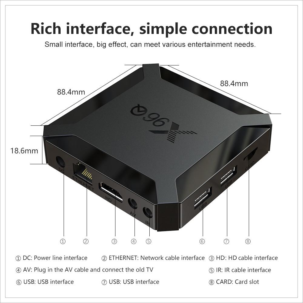 Медиаплеер X96Q Android TV Box 2/16GB 4K UHD Wi-Fi (2649912835) - фото 7 Медиаплеер X96Q Android TV Box 2/16GB 4K UHD Wi-Fi (2649912835) - фото 7
