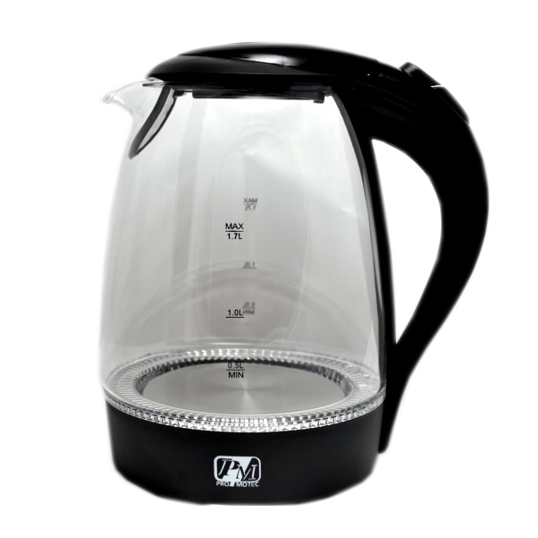 Електрочайник дисковий PROMOTEC PM-810 з підсвічуванням скло (14113781) - фото 1 Електрочайник дисковий PROMOTEC PM-810 з підсвічуванням скло (14113781) - фото 1