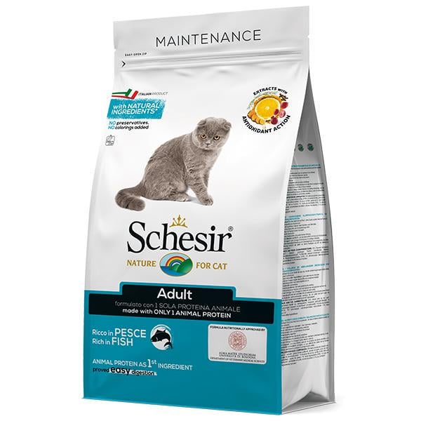 Корм сухой Schesir Cat Fish 1,5 кг Корм сухой Schesir Cat Fish 1,5 кг