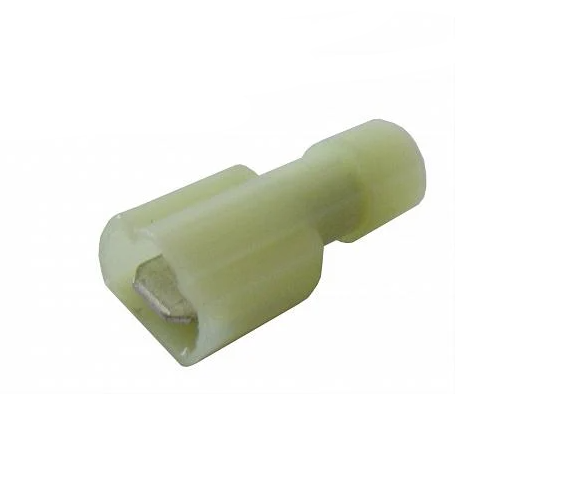 Наконечник изолированный вилка АСКО-Укрем MDFNY 1,25-250 0,5-1,5 мм2 6,3х1 мм 1 шт. (A0060150009)