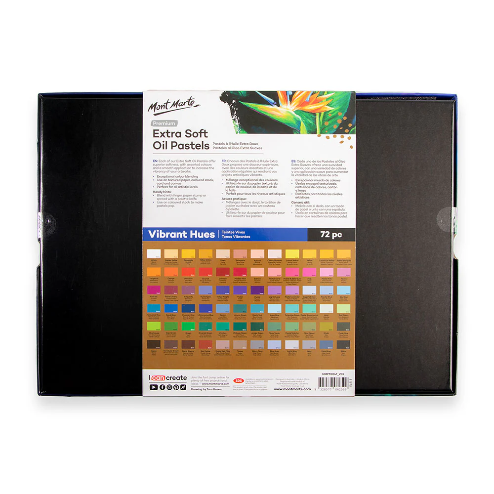 Пастель масляная ультрамягкая Mont Marte Signature 72 шт.