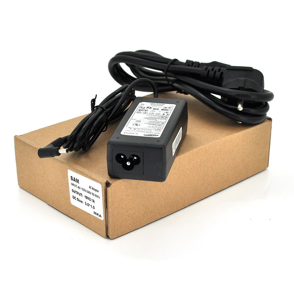 Блок питания Merlion для ноутбука SAMSUNG 19V 2,1A 40 Вт 3х1 мм 0,9 м (26355122)