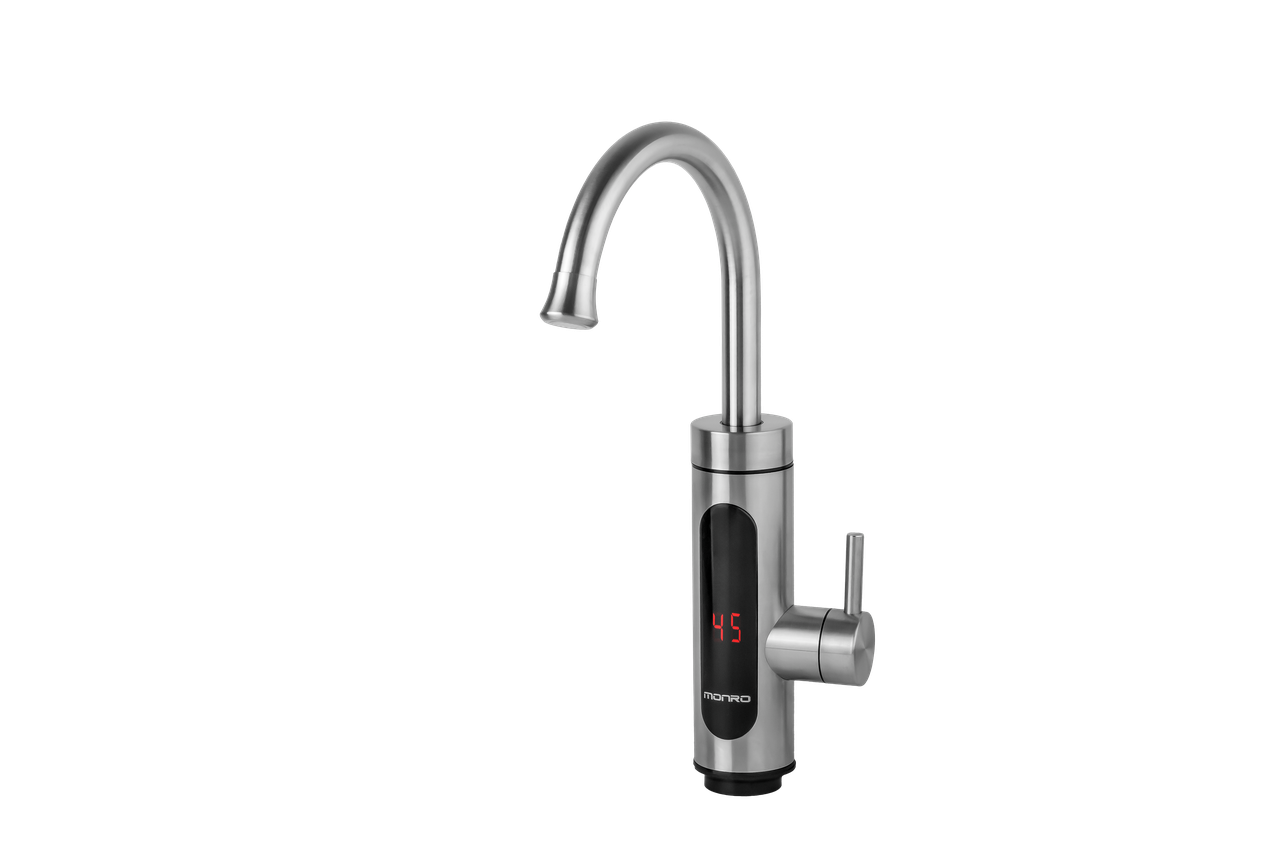 Водонагреватель проточный MONRO LZ-705 SS электронное табло и узо - фото 2 Водонагреватель проточный MONRO LZ-705 SS электронное табло и узо - фото 2