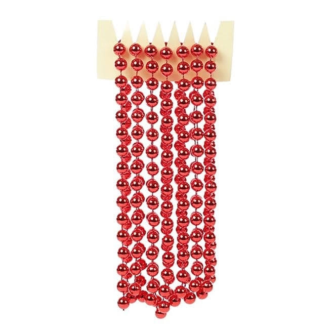 Намисто пластикове 10 мм х 2,7 м Червоний (11708)