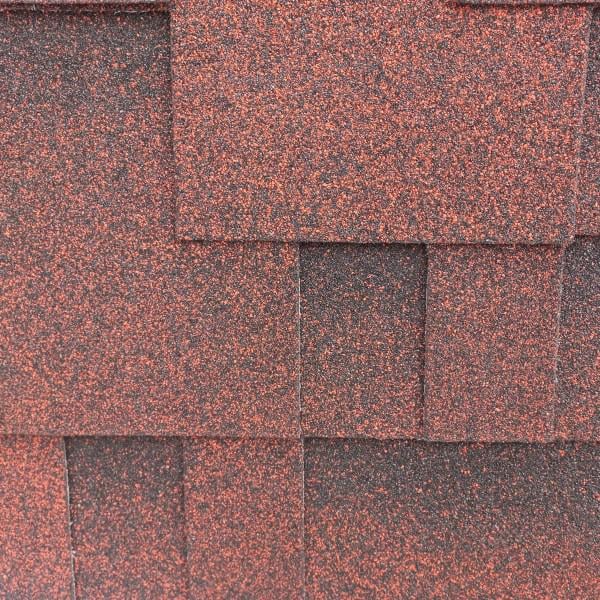 Битумная черепица Aquaizol Акцент ЭКО 3,0 м2 Красный (29636713)