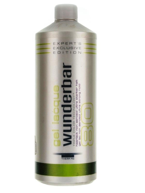Гель-лак для волос WUNDERBAR Gel Lacque ультрасильной фиксации 1 л Гель-лак для волос WUNDERBAR Gel Lacque ультрасильной фиксации 1 л