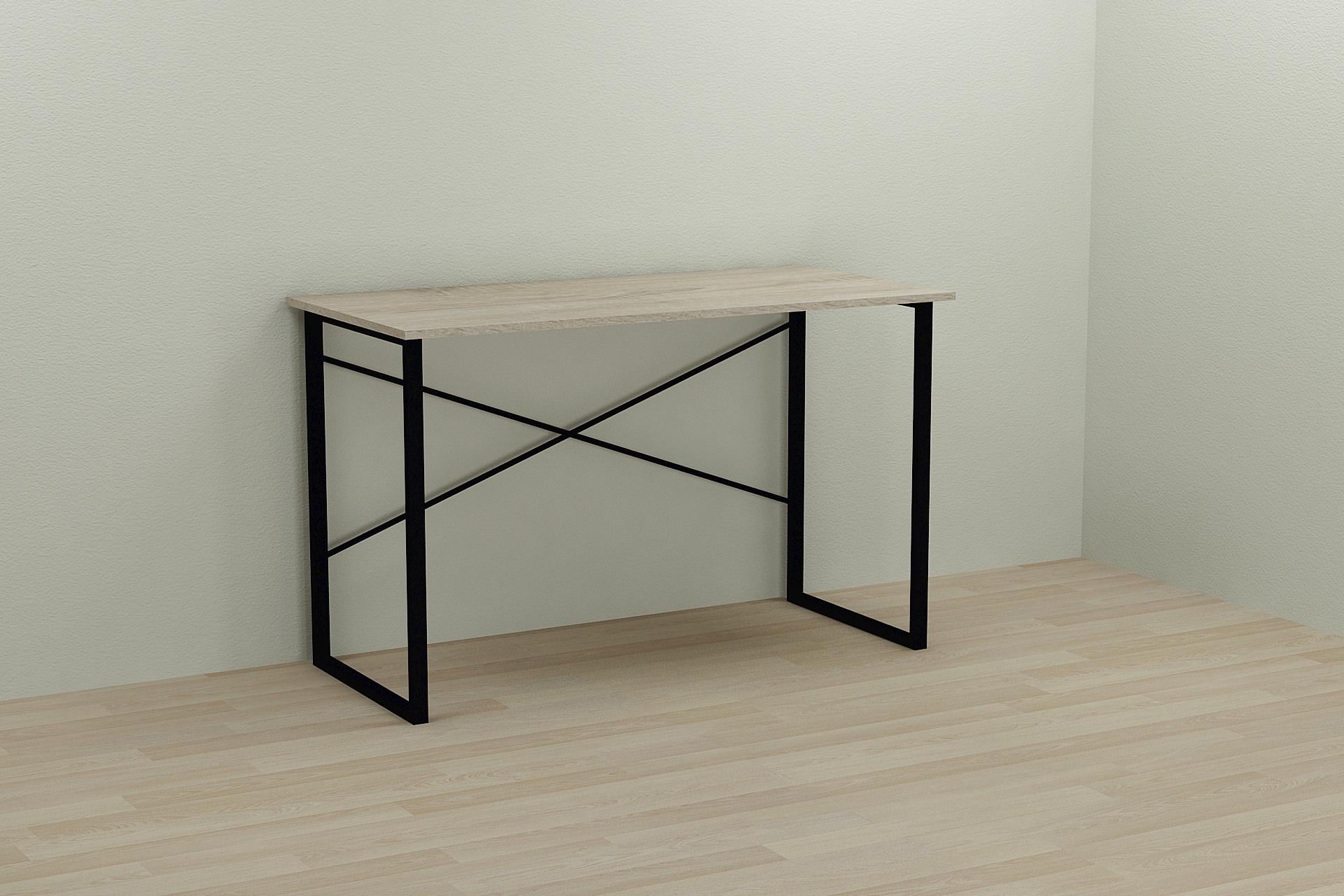 Компьютерный стол Ferrum-decor Дейв ДСП 16 мм 75x140x70 см Черный/Дуб Сонома (FRD-102014)