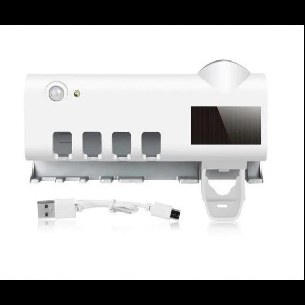 Диспенсер для зубной пасты и щеток Toothbrush автоматический УФ-стерилизатор (7352) - фото 4