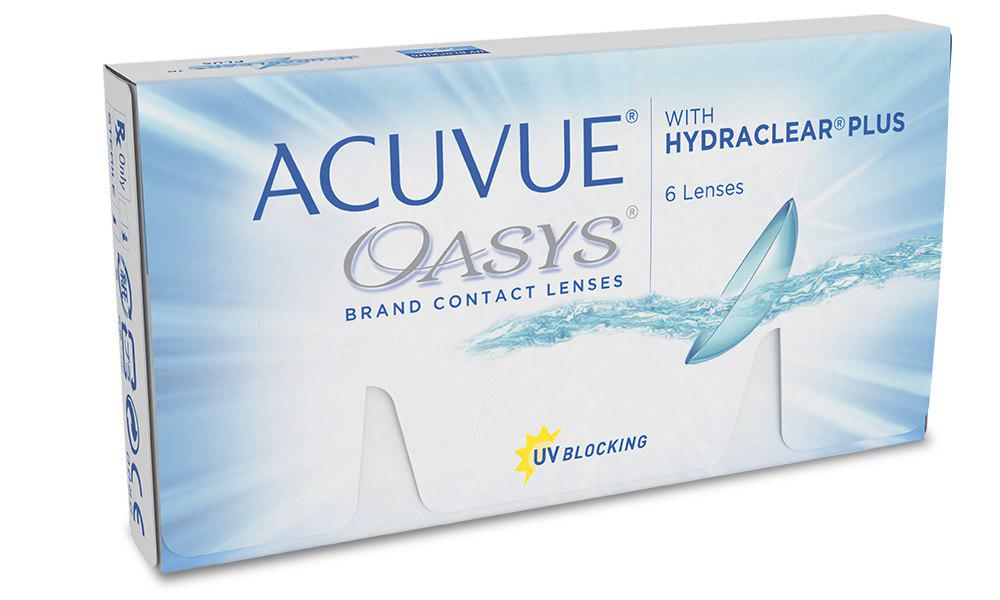 Контактні лінзи Johnson&Johnson Acuvue Oasys with Hydraclear Plus двотижневі (13962573)