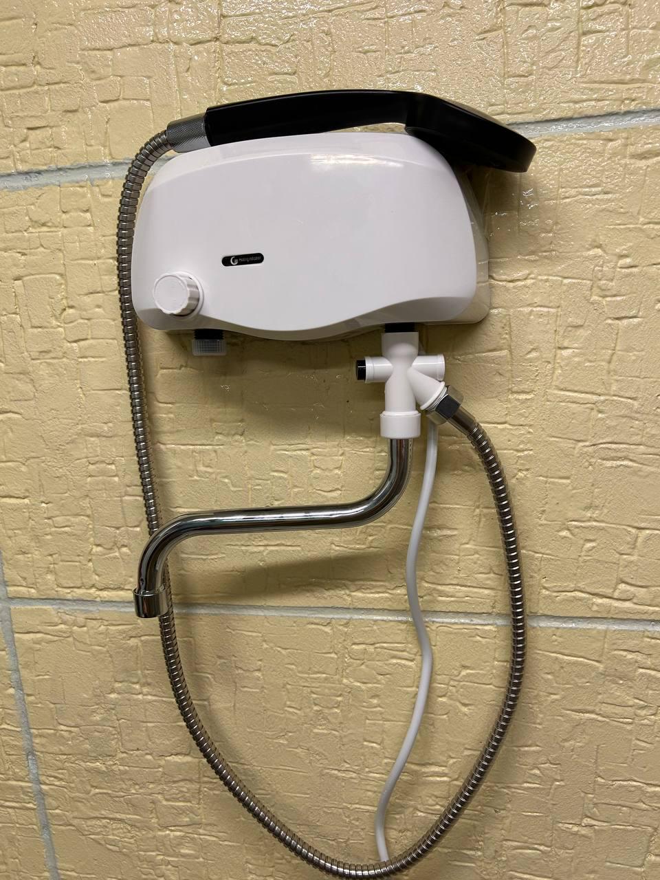 Проточний водонагрівач-душ Universal AQUA-JET електричний/термостатичний із терморегулятором 3,5 кВт (RY-GB-1) - фото 8