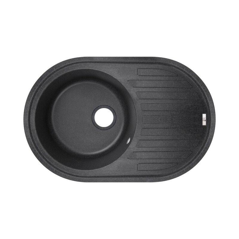 Мойка кухонная Lidz LIDZBLA03780500200 гранитная овальная 780x500 мм Черный (25972671) Мойка кухонная Lidz LIDZBLA03780500200 гранитная овальная 780x500 мм Черный (25972671)