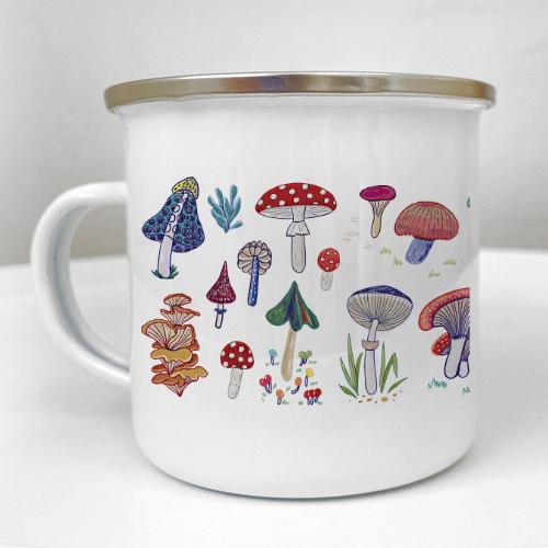 Кружка металлическая Camper Грибы 250 мл (KRM_23S158)