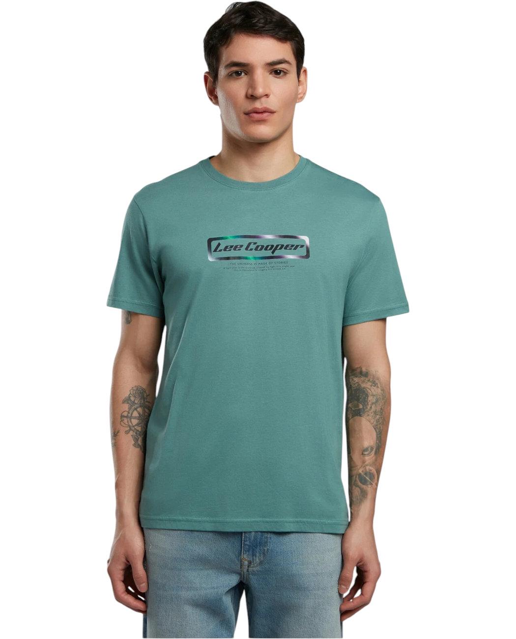 Футболка чоловіча Lee Cooper Ivo 252LCM242033.5110 L Зелений (8682272626410)