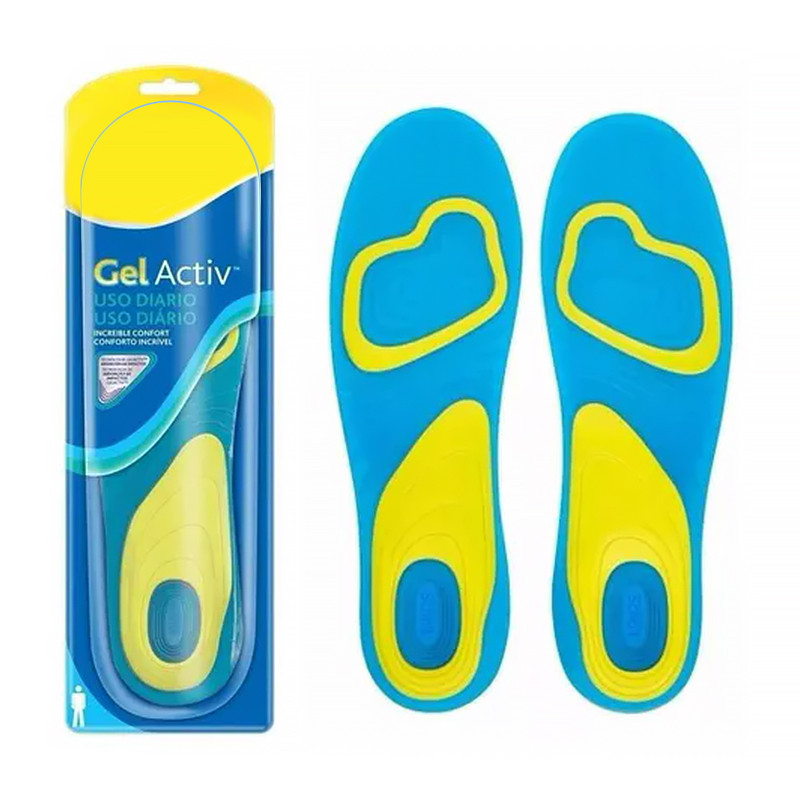 Силиконовые стельки Lesko Activ Gel HL-086 мужские амортизирующие