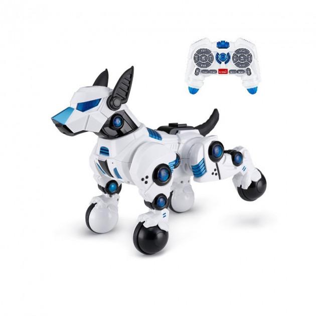 Интерактивная игрушка RASTAR DOGO робот-собака на радиоуправлении Белый (SUN2597)