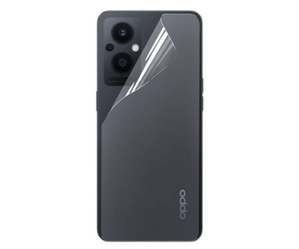 Пленка противоударная гидрогелевая Hydrogel Film для Oppo Reno8 Lite на заднюю панель Transparent