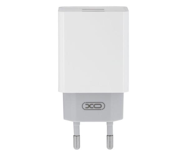 Пристрій зарядний мережевий Xo L65EU 2USB 2,4 A cable Lightning White