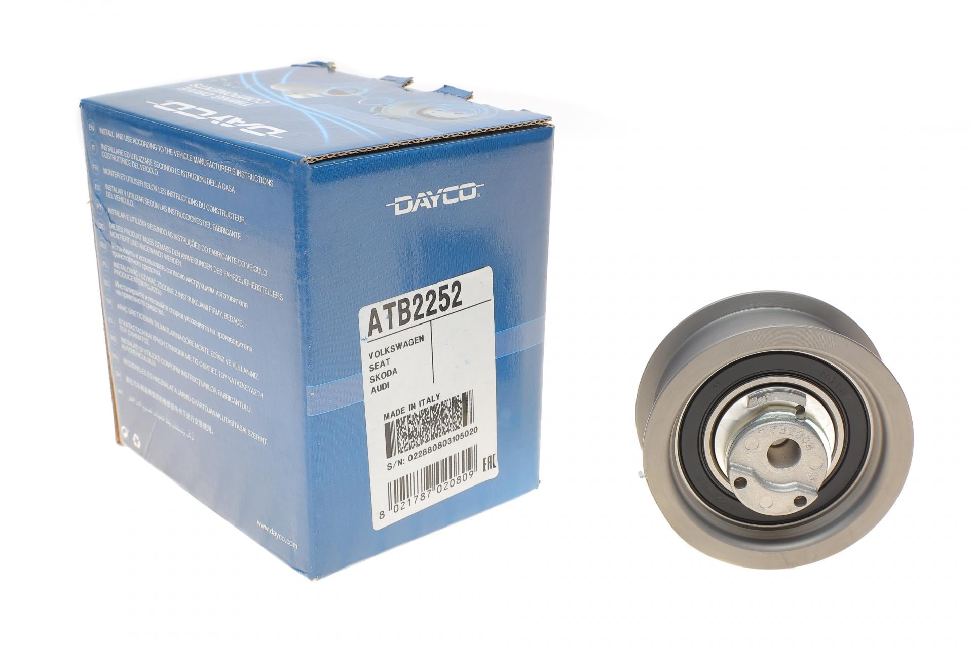 Ролик ГРМ натяжной DAYCO для VW 1.9TDI 67,5х30 (ATB2252)