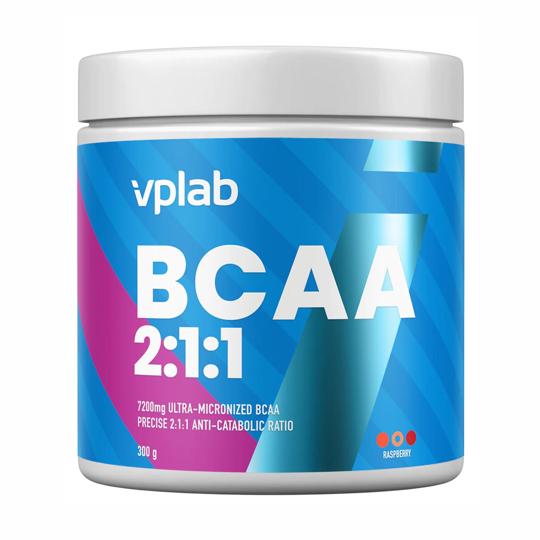 Амінокислота BCAA 2-1-1 300 г Raspberry (2022-10-2554)