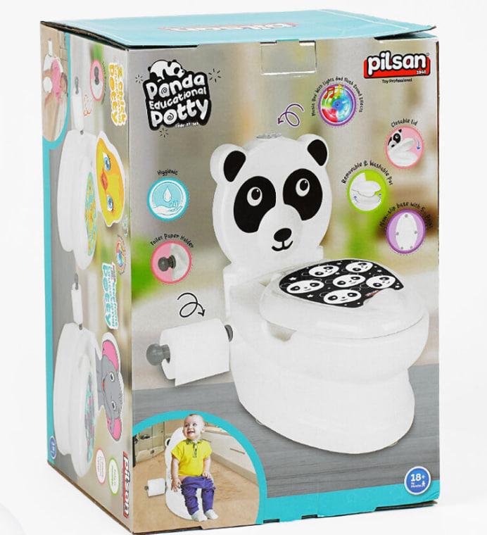 Горщик для дітей навчальний Pilsan 07-561 Панда з тримачем для паперу музичний (2472511845) - фото 3 Горщик для дітей навчальний Pilsan 07-561 Панда з тримачем для паперу музичний (2472511845) - фото 3