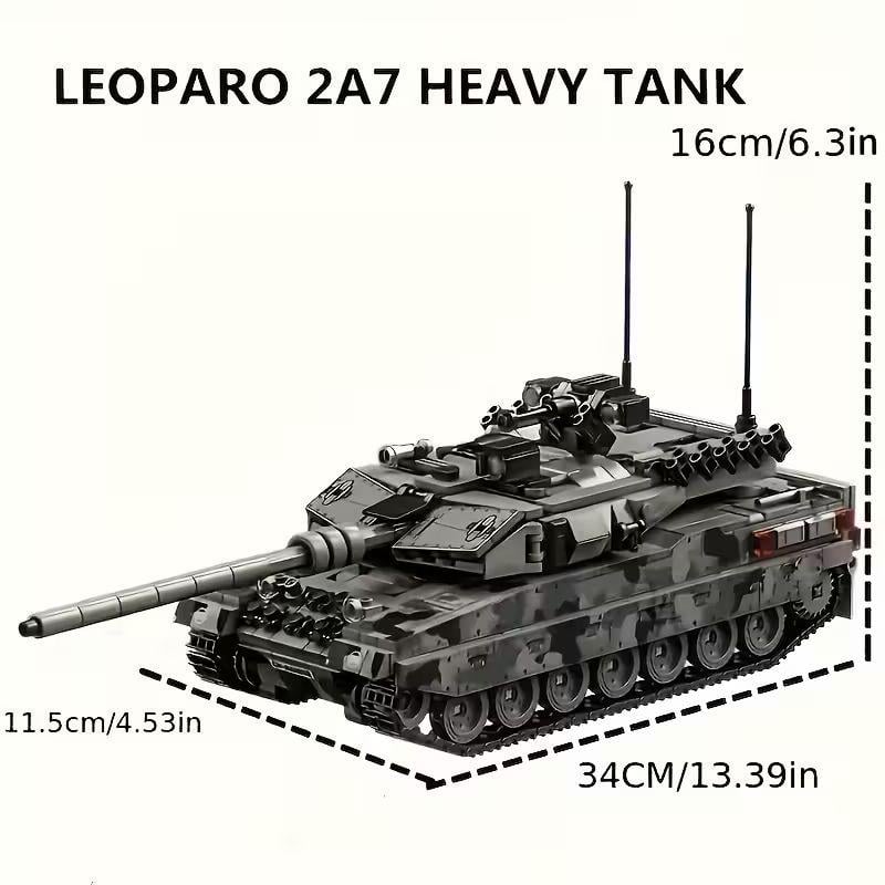 Конструктор Танк Leopard 2А7 1009 дет. (811) - фото 2