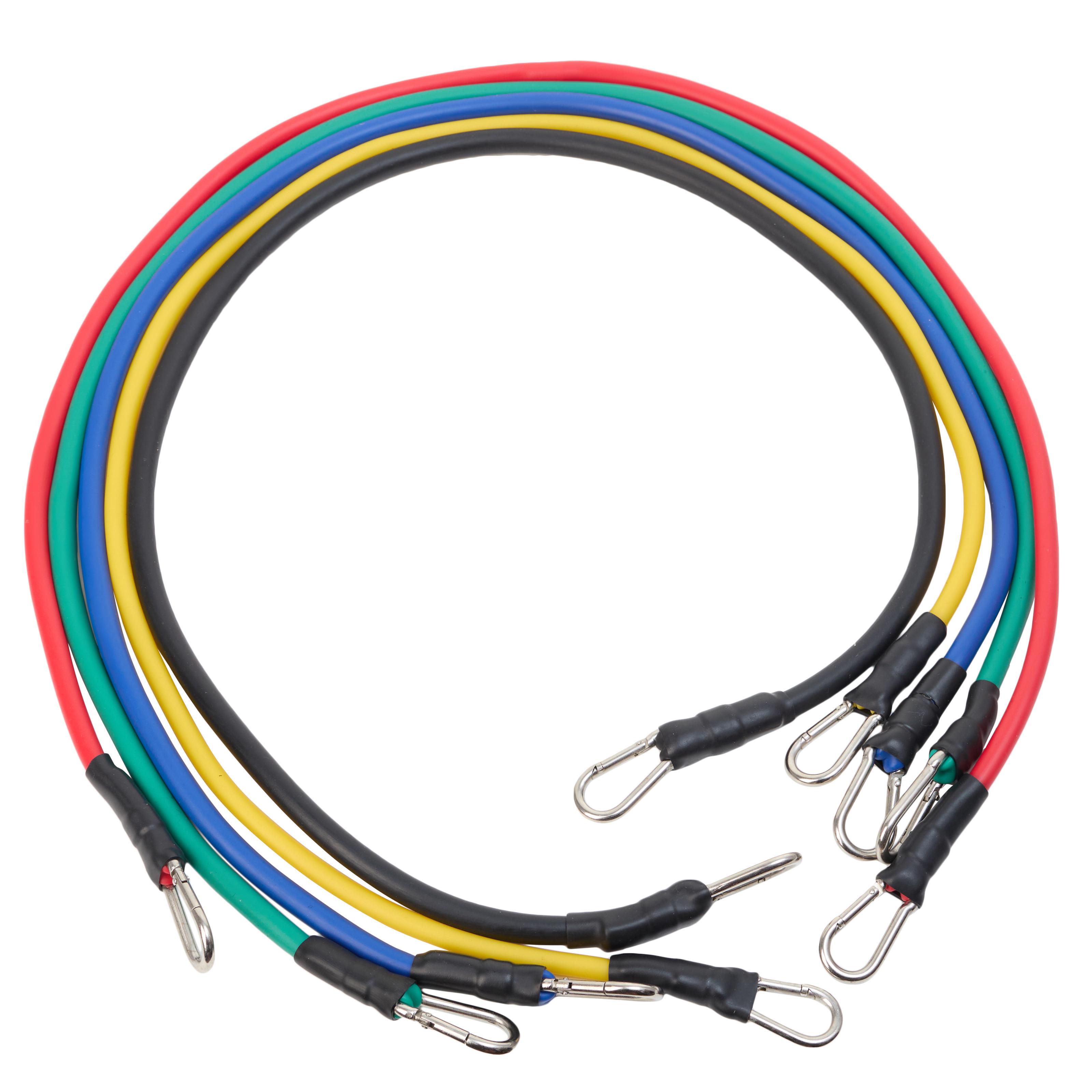 Набор трубчатых эспандеров TECOFIT TPE 11 шт. (TOP19014897) - фото 2 Набор трубчатых эспандеров TECOFIT TPE 11 шт. (TOP19014897) - фото 2