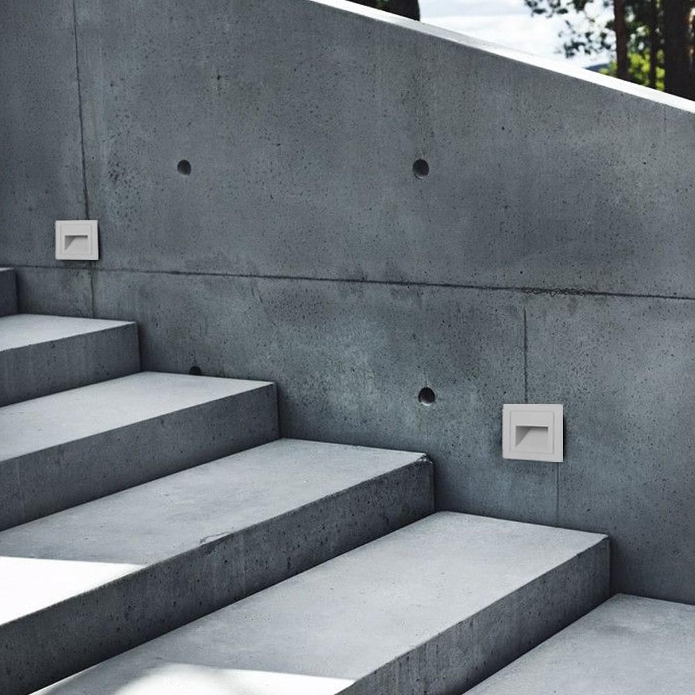 Светильник архитектурный Ardero светодиодный накладной 3 Вт 3000K 8,5х8,5 см Белый (DH1010ARD WH) - фото 4 Светильник архитектурный Ardero светодиодный накладной 3 Вт 3000K 8,5х8,5 см Белый (DH1010ARD WH) - фото 4